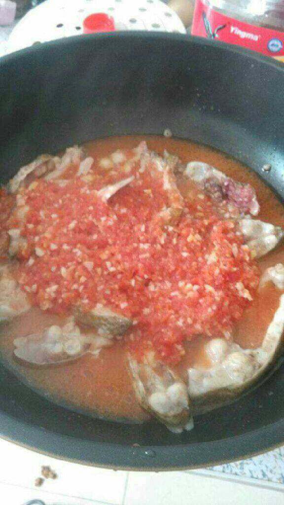 番茄汁鱼汤,再倒入刚刚煮好的番茄汁