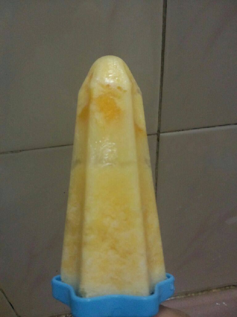 香橙牛奶冰棒