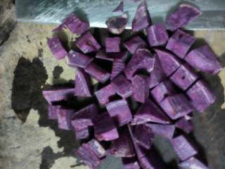 紫薯五谷杂粮粥,紫薯切块