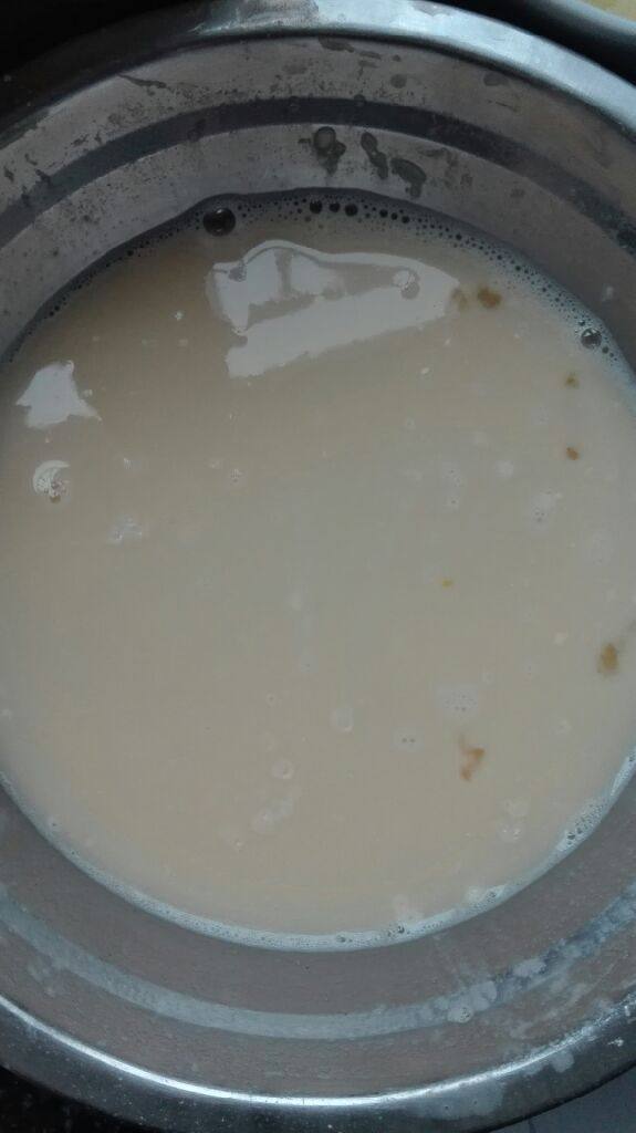 无奶油版蛋挞,搅拌均匀，就成蛋挞液了