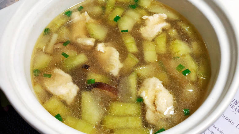 冬瓜瘦肉汤➕冬瓜香菇鸡肉汤,成品