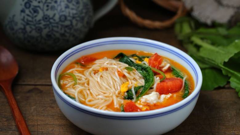 青菜雞蛋麵 - 青菜雞蛋麵做法,功效,食材 - 網上廚房